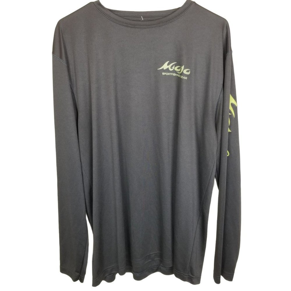 Mojo Sportswear Mens M Black Long Sleeves Crew Nec